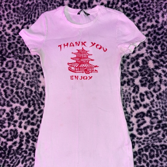 XSM THANK YOU ENJOY DRESS - Picture 1 of 2